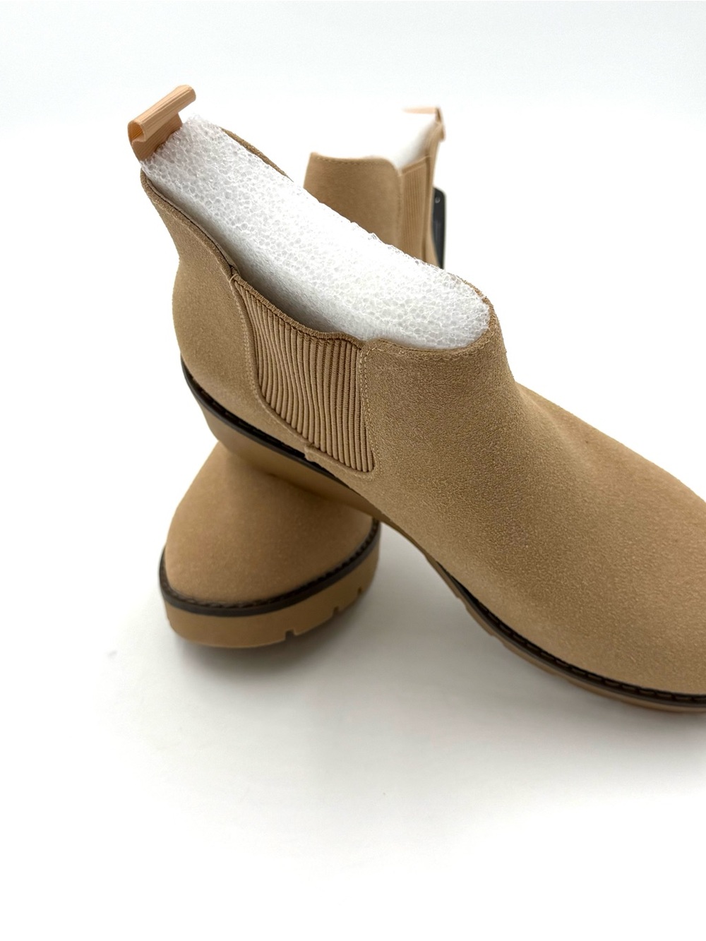 NIB Athlefit Chunky Nude Ankle Booties Size 8